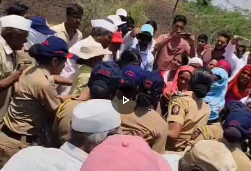 पुरंदर विमानतळाच्या ड्रोन सर्वेसाठी स्थानिकांचा विरोध,शेतकऱ्यांनी ड्रोन सर्वे तात्पुरता पाडला बंद