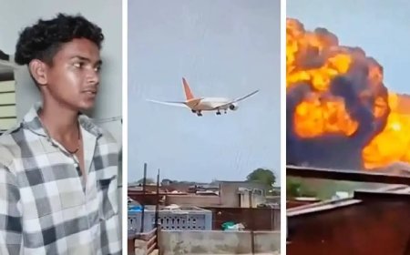 विमान अपघात प्रकरण,अपघाताचे अचूक टायमिंग मोबाईल मध्ये कैद करणारा तो तरुण पोलिसांच्या ताब्यात