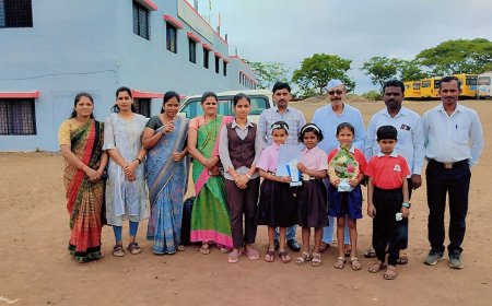 मंथन सामान्य ज्ञान परीक्षेमध्ये एल.जी. बनसुडे विद्यालयातील विद्यार्थ्यांचे घवघवीत यश