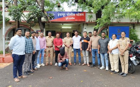 21 चोऱ्या खपल्या 22 व्या वेळी इंदापूर पोलिसांनी गेम केला अन्  टोळीचं हाती लागली...