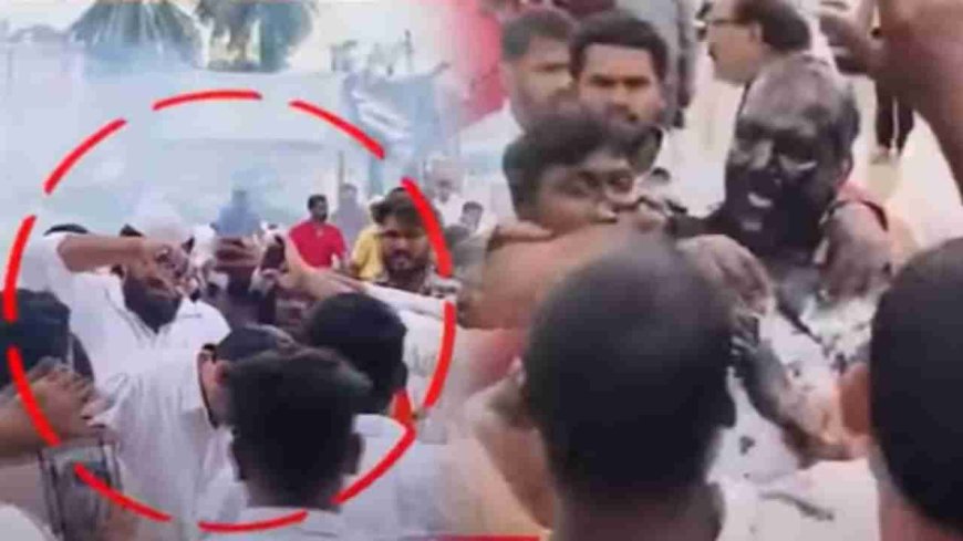 BIG BREAKING शिवधर्म फाउंडेशन आक्रमक,संभाजी ब्रिगेडच्या प्रवीण गायकवाडांना फासलं काळं