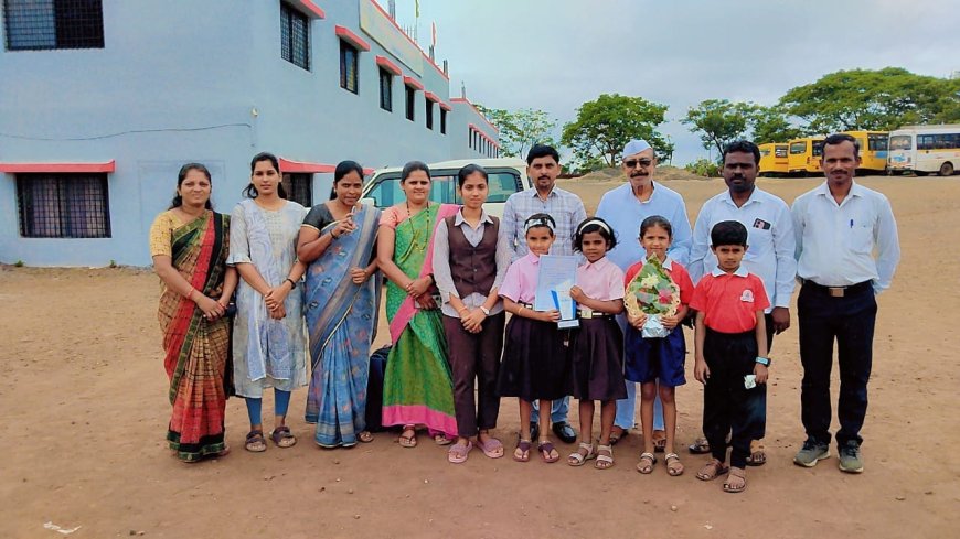 मंथन सामान्य ज्ञान परीक्षेमध्ये एल.जी. बनसुडे विद्यालयातील विद्यार्थ्यांचे घवघवीत यश