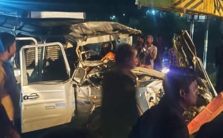 अंत्यविधीसाठी गेलेल्या प्रवाशांवर परतीच्या वाटेत काळाचा घाला ; एकाचा मृत्यू तर १३ जण जखमी...