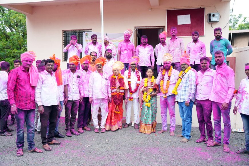 सरडेवाडी ग्रामपंचायत उपसरपंच पदी गयाबाई तोबरे बिनविरोध...