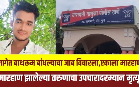जाब विचारायला गेलेल्या पुतण्याला बाप लेकाची मारहाण,तरुणाचा मृत्यू ! बारामतीतील प्रकार