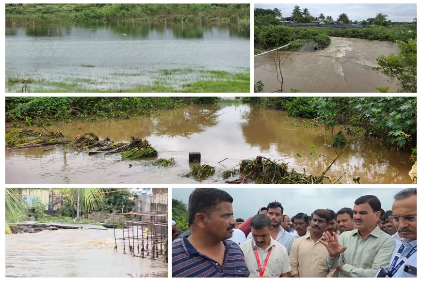 इंदापूरला परतीच्या पावसानं झोडपलं ! सणसरला पूर जोड कालव्याला भगदाड ; वाचा आणखी कुठे कुठे काय काय घडलं