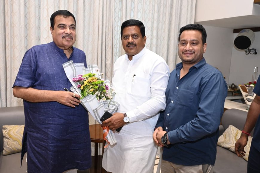 बिग ब्रेकिंग | जिल्हाध्यक्ष गारटकरांनी घेतली मंत्री नितीन गडकरींची भेट,या विषयावर झाली चर्चा