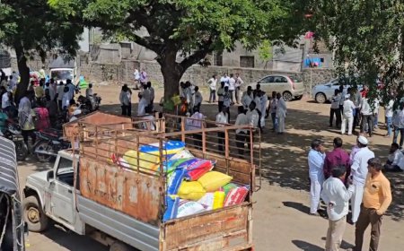 इंदापूरच्या भिगवण उप बाजारात आडत व्यापाऱ्यांनी बाजार ठेवला बंद ; शेतकऱ्यांची मोठी तारांबळ