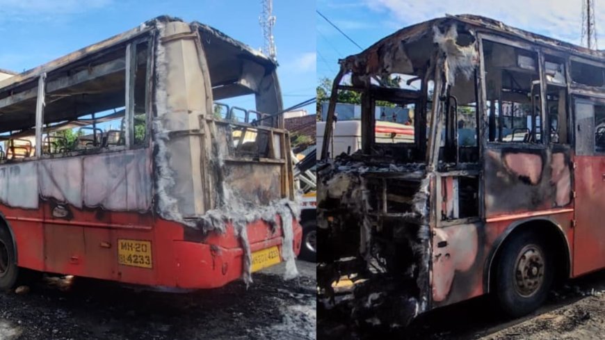 वेळ पहाटे सव्वादोनची ! पाच मिनिटात उरला फक्त सांगाडा ; 50 जणांचा जीव वाचला : इंदापूर बस स्थानकावरील थरारक घटनेची इनसाइड स्टोरी...