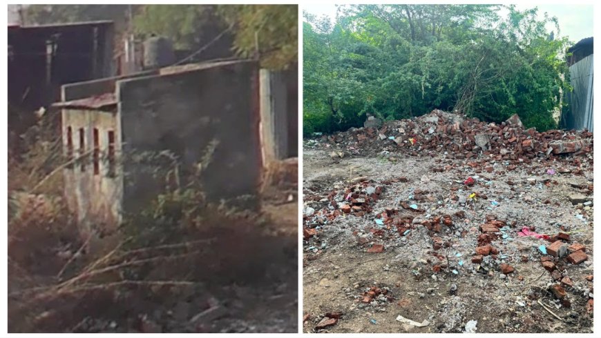 आणि एका रात्रीत शौचालय झालं उध्वस्त ; भिगवण पोलिसात दाखल झाला गुन्हा  