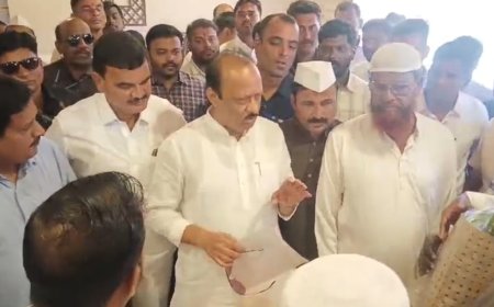 मुस्लिम समाजाच्या मागण्या पूर्ण करणार : इंदापुरात अजित पवारांचं आश्वासन