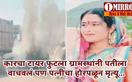 ग्रामस्थांना पतीला वाचवण्यात यश आलं,पण नवविवाहितेचा होरपळून अंत... कसा घडला अपघात ?