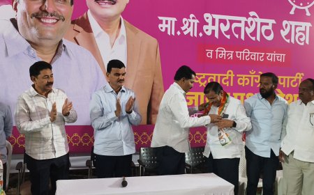 'केलेल्या कामाची पोचपावती इंदापूरची जनता देईल' स्वार्थासाठी नाही तर शहराच्या विकासासाठी राष्ट्रवादीसोबत आलो : भरत शहा 