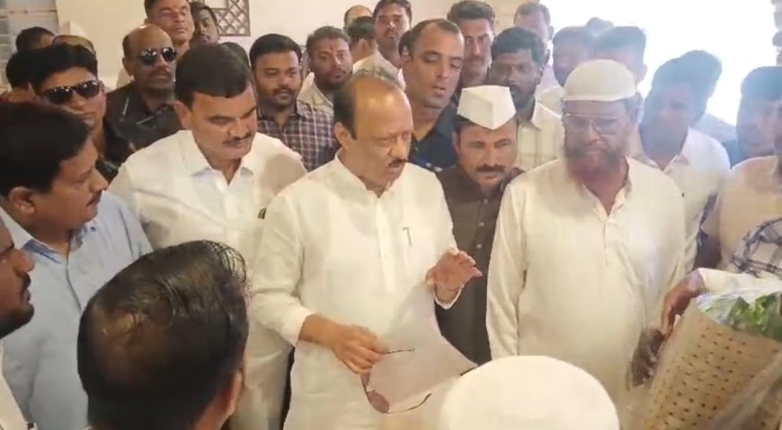 मुस्लिम समाजाच्या मागण्या पूर्ण करणार : इंदापुरात अजित पवारांचं आश्वासन
