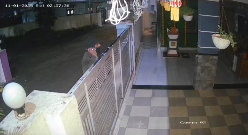 दौंड शहरात मध्यरात्री दरोड्याच्या दोन घटना, रोख रकमेसह लाखोंचा ऐवज लुटला