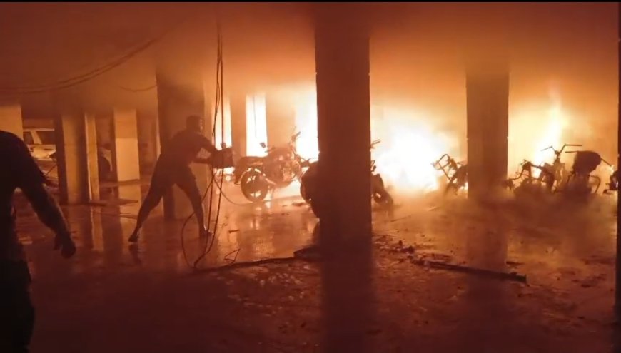 बिग ब्रेकिंग | मध्यरात्री अचानक आग 17 दुचाकी जळाल्या ! दौंडच्या लिंगाळीत भयानक घडलं