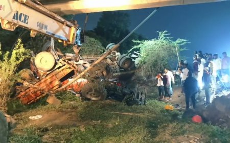 घर केवळ 20 किलोमीटर दूर होतं तोच काळानं घाला घातला अन् ऊसतोड मजुरांसह ट्रॅक्टर चंद्रभागेत कोसळला ! दोघांचा मृत्यू अनेक जखमी