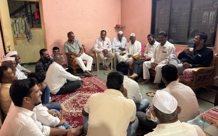 चहाचे घोट घेत दीपक जाधव यांचा प्रचाराचा धडाका,पत्नी हर्षदा राष्ट्रवादीकडून निवडणुकीच्या आखाड्यात...