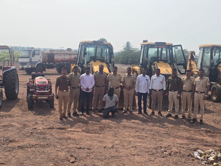 त्यांनी जेसीबी अन् ट्रॅक्टर भाड्याने घेतले कोणाला थांगपत्ता न लागता विकूनही टाकले ! पण सुपा पोलिसांनी टोळीच शोधून काढली