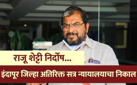 राजू शेट्टी तीन गुन्ह्यातून निर्दोष ! इंदापुर जिल्हा अतिरिक्त सत्र न्यायालयाचा निकाल