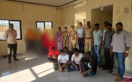 बारामतीत वेश्या व्यवसायाचा पर्दाफाश ! बारामती तालुका पोलिसांची कारवाई ; देहव्यापार प्रकरणी पाच जण ताब्यात