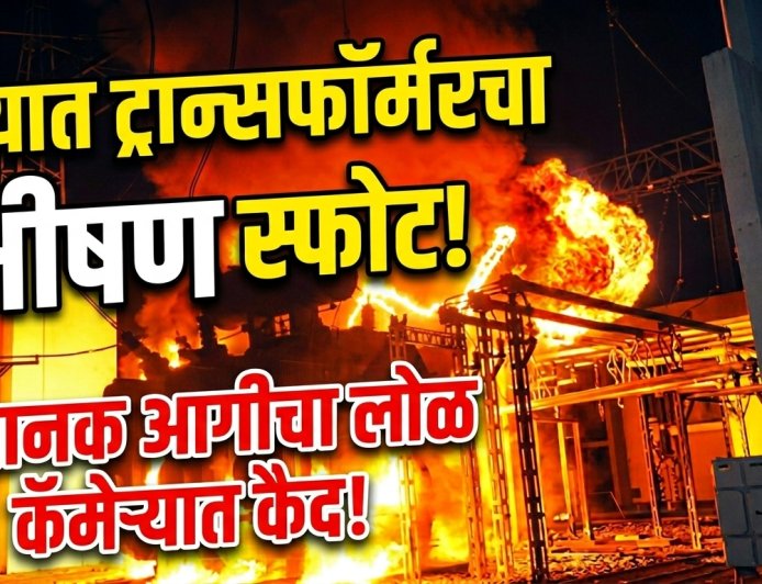 पुण्यातील भयानक घटना,ट्रान्सफॉर्मरचा भीषण स्फोट