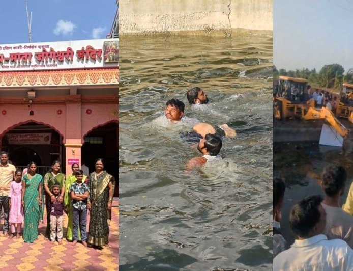 Pandharpur अपघाताचा थरार 9 जणांचा जागीच मृत्यू  ; सिद्धनाथाचं दर्शन करुन परतताना भयंकर घडलं