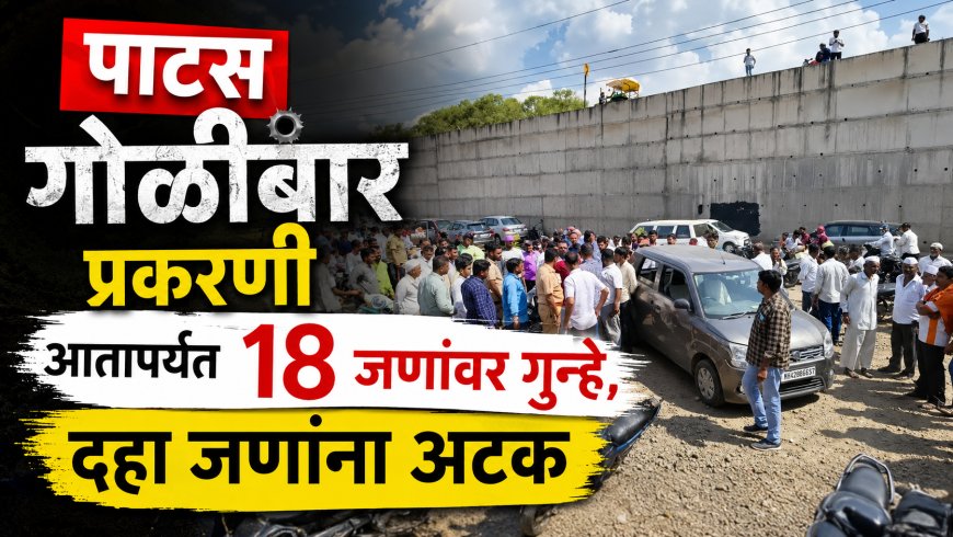 DOUND पाटस गोळीबार प्रकरणी आतापर्यंत 18 जणांवर गुन्हे, दहा जणांना अटक