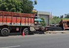 इंदापूरच्या भिगवण मध्ये मालवाहतूक ट्रकचा अपघात...