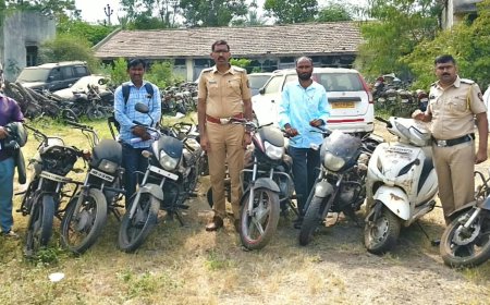 शिक्रापूर पोलिसांकडून दोन महिन्यांत तब्बल ६७ वाहने मूळ मालकांच्या ताब्यात